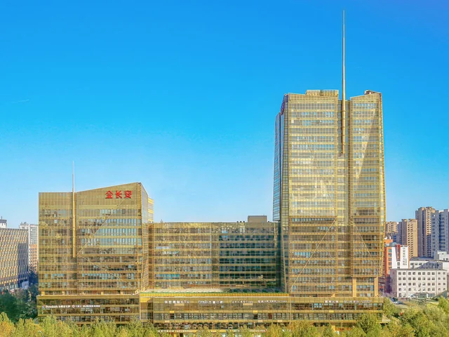 Exterior of the Jin Chang'an Building, home to the MadSpace Beijing office