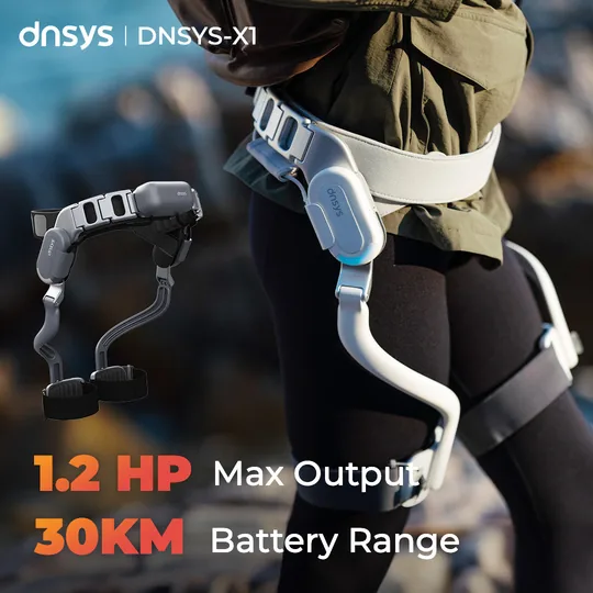 Dnsys X1 exoskeleton ad creative
