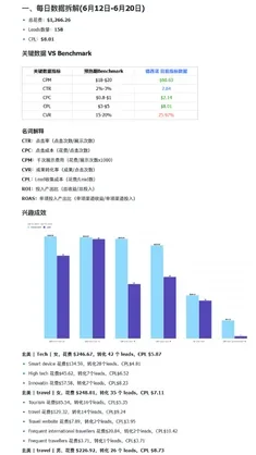 MadSpace daily ad data breakdown and pre-test market report