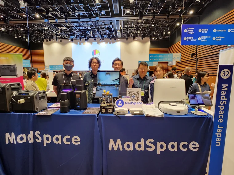Exhibiting at the Makuake expo · 2023